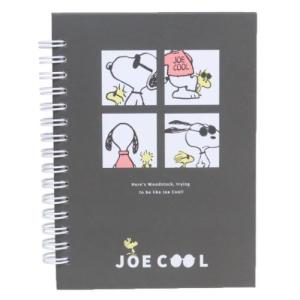 スヌーピー 方眼ノート A6リングノート JOE COOL ピーナッツ ティーズファクトリー｜cinemacollection