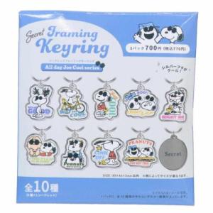 スヌーピー グッズ キーリング ピーナッツ キャラクター シークレットフレーミングキーリング 全10種の内どれか1個