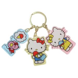 【平成レトロ】ハローキティ いちごジャム キーホルダー 1999年 サンリオ ハローキティ ハローキティ クリアニコイチキーホルダー 124778 [M便 1