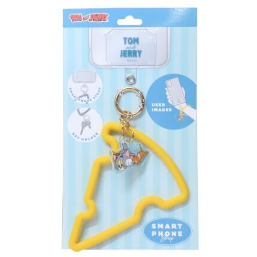 トムとジェリー チーズ型スマホストラップ スマホアクセ TM ワーナーブラザース
