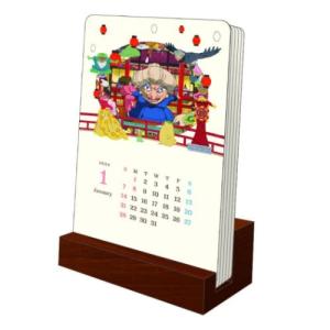 2024 Calendar 卓上 千と千尋の神隠し Kasanaru 卓上カレンダー2024年 スタジオジブリ｜cinemacollection