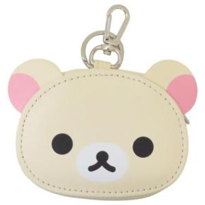 リラックマ ぬいぐるみ生地 顔型コインケース コリラックマ CK69302