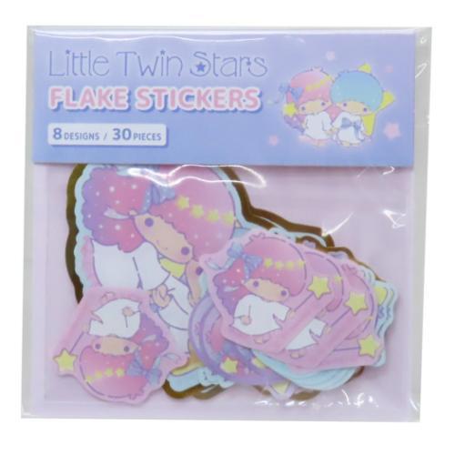 リトルツインスターズ フレークシール ダイカットミニシール サンリオ