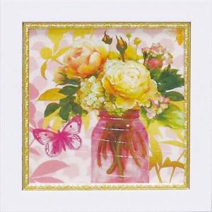 アルバートクーツィール 額付き フラワーアート X RAY キャンバス