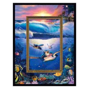 絵画 クリスチャン・リース・ラッセン ビッグアート「ギャラクシー