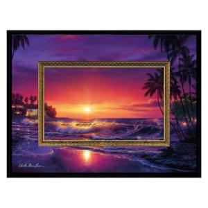 平山郁夫 「 夕陽の砂漠 」 岩絵具方式 複製画 : 内田画廊 - 通販