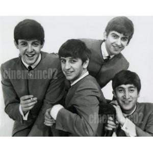 ザ・ビートルズ The Beatles/笑顔のメンバー4人の写真/ジョン・レノン、ポール・マッカート...