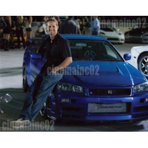 ポール・ウォーカー/『ワイルド・スピードMAX』青いNISSAN Skyline GT-Rとブライア...