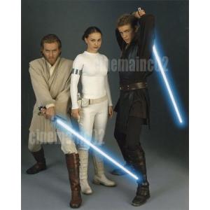 『スター・ウォーズEP2』オビ＝ワン、パドメ、アナキンの写真/ユアン・マクレガー、ナタリー・ポートマ...