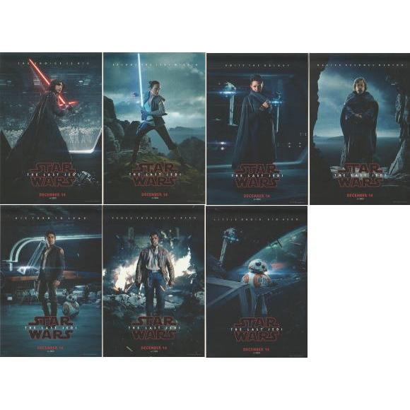 レア！『スター・ウォーズ/最後のジェダイ』タイランド入場者特典ポストカード7種セット/デイジー・リド...