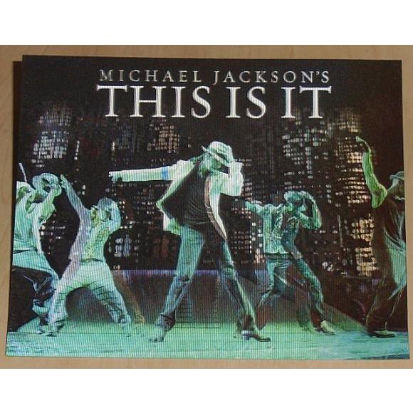 『マイケル・ジャクソン THIS IS IT』DVD購入者特典３Dポストカード
