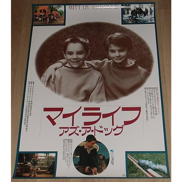 『マイライフ・アズ・ア・ドッグ』日本版劇場オリジナルポスター・B２/アントン・グランセリウス、メリン...