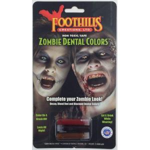ゾンビの口から滴る血… 血糊とお歯黒のセット Dracula House ZOMBIE DENTAL...