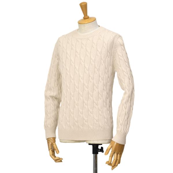 【FINAL SALE】【返品交換不可】BAFY【バフィー】ケーブルクルーネックニット 4113 4...