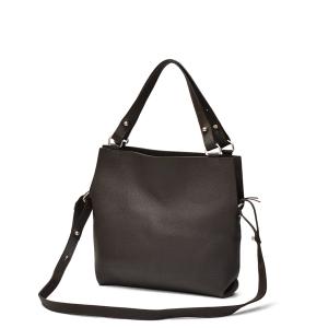 BEAMS F トートバッグ S.MANO / レザー ドローストリング バッグ