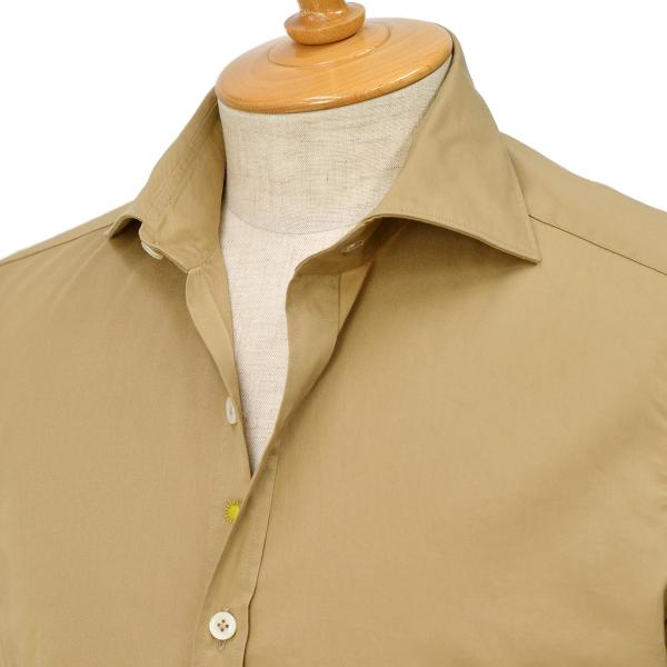 【ポイント5倍】Giannetto【ジャンネット】ギャバジンシャツ VINCIFIT ダーツ無し 1...