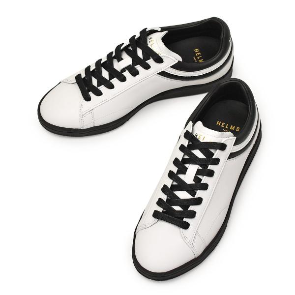 HELMS PARIS【エルム パリ】レースアップスニーカー FLYING ACE BLACK SO...