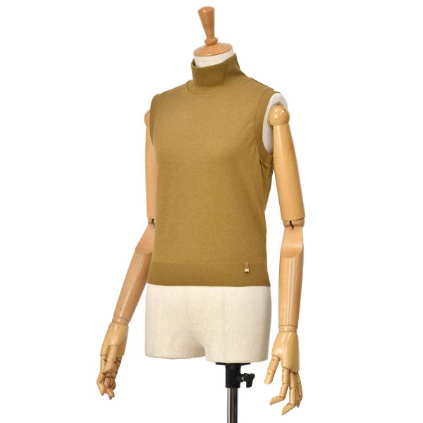 HERNO【ヘルノ】ノースリーブハイゲージニット JL000105D 52056 2000 リヨセル...