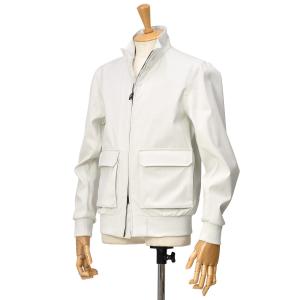 HERNO【ヘルノ】A-2フライトジャケット GI000410U 1100 Loro Piana STORM SYSTEM ウール ポリエステル オフホワイト｜cinqessentiel