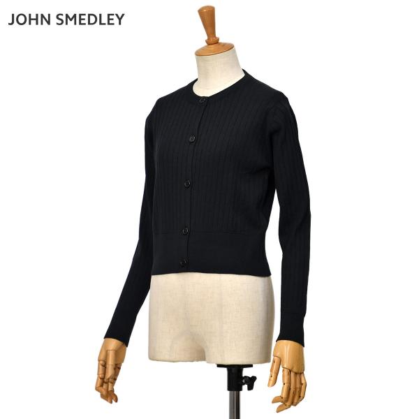 JOHN SMEDLEY【ジョンスメドレー】クルーネッククロップド長袖カーディガン 30G S474...