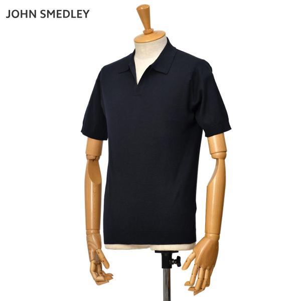 【FINAL SALE】JOHN SMEDLEY【ジョンスメドレー】スキッパーニット 30G MOD...