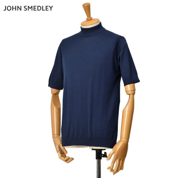 【FINAL SALE】JOHN SMEDLEY【ジョンスメドレー】モックネックニット 30G S4...