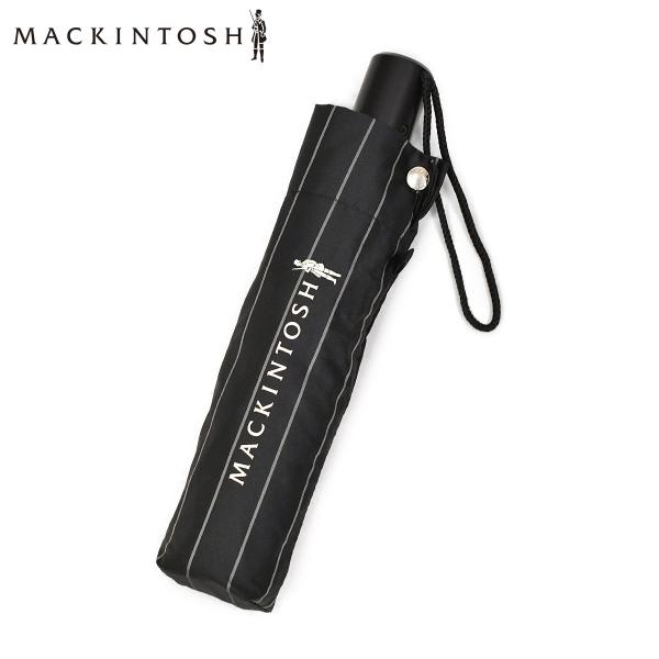 MACKINTOSH【マッキントッシュ】折り畳み傘 AYR CHALK STRIPE BLACK W...