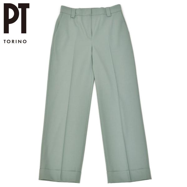 【50％OFF】【返品交換不可】【size38】PT TORINO【ピーティートリノ】裾ダブルワイド...
