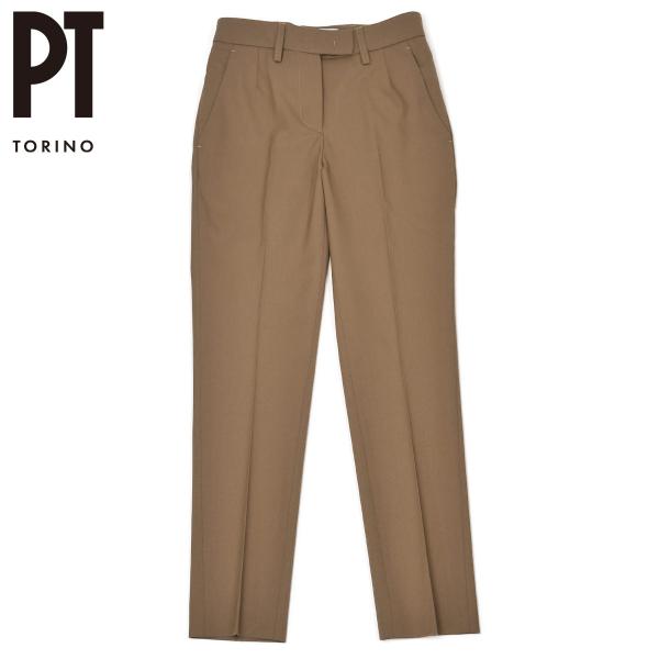 PT TORINO【ピーティートリノ】テーパードパンツ HOLLY MA37 0160 ウール ブラ...