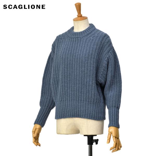 【50％OFF】【返品交換不可】【sizeXS】SCAGLIONE【スカリオーネ】クルーネックニット...