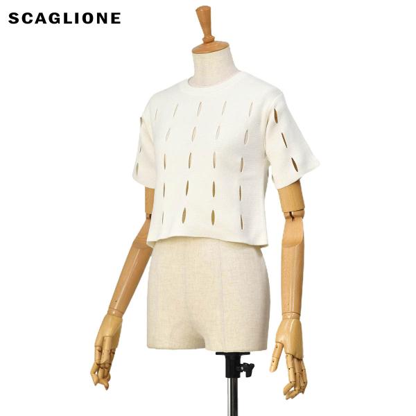 【FINAL SALE】【返品交換不可】【sizeXS】SCAGLIONE【スカリオーネ】クルーネッ...