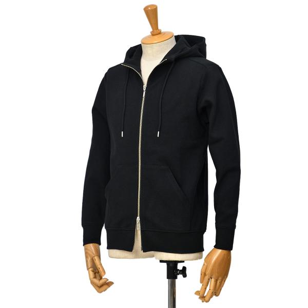 three dots【スリードッツ】ストレッチポンチジップパーカー 1054UU701MY コットン...