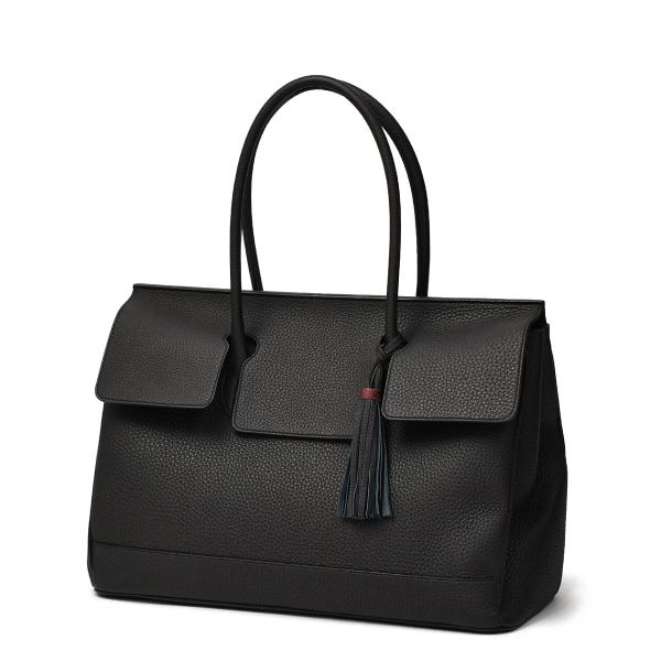 ACATE【アカーテ】別注 フラップ付きトートバッグ OSTRO2-M ナチュラルシュリンクレザー ...