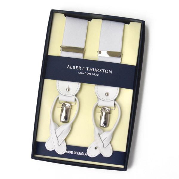 ALBERT THURSTON【アルバートサーストン】サスペンダー/ブレイシス 35MM AT-WH...
