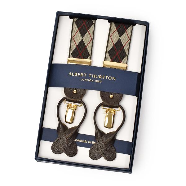 ALBERT THURSTON【アルバートサーストン】サスペンダー/ブレイシス 35MM 2627 ...