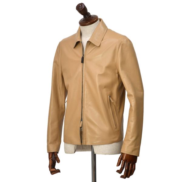 ALTACRUNA【アルタクルナ】襟付きライダース 84641 AB4440 626 ラムレザー ハ...