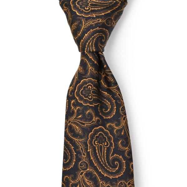 Atto Vannucci【アットヴァンヌッチ】ネクタイ 20101 セッテピエゲ シルク ペイズリ...