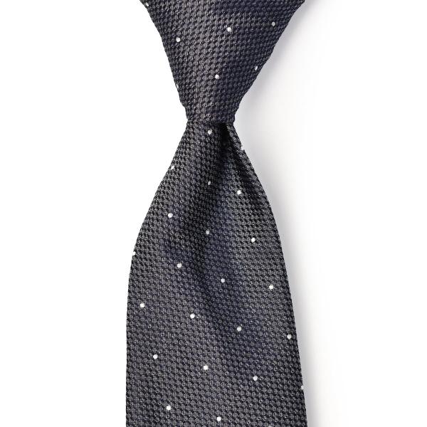 Atto Vannucci【アットヴァンヌッチ】ネクタイ 30234 セッテピエゲ シルク ドット ...