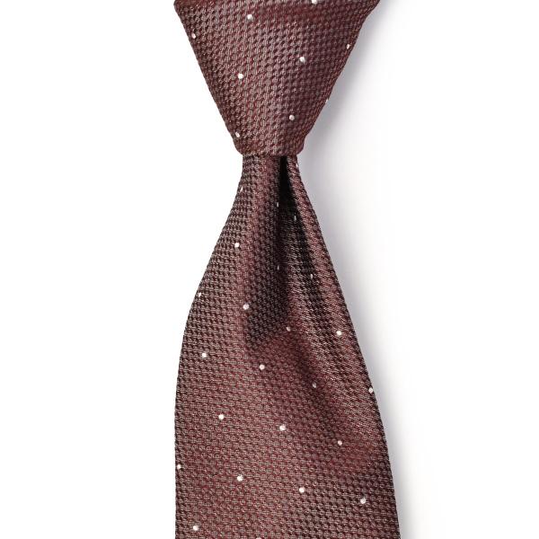 Atto Vannucci【アットヴァンヌッチ】ネクタイ 30235 セッテピエゲ シルク ドット ...