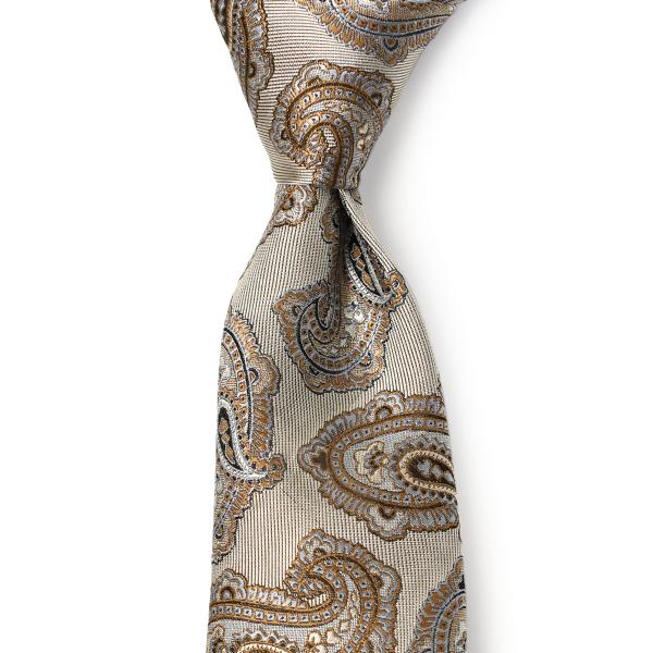 Atto Vannucci【アットヴァンヌッチ】ネクタイ 30104 セッテピエゲ シルク ペイズリ...
