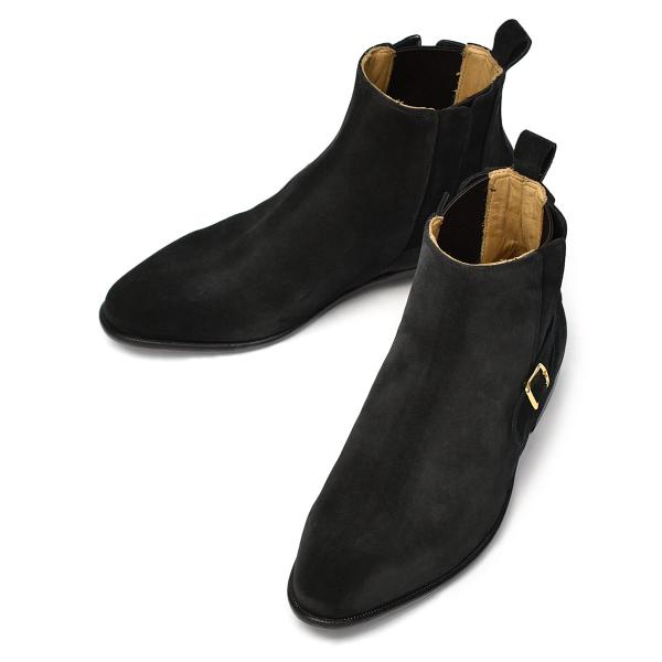 Baudoin&amp;Lange【ボードゥイン&amp;ランジ】Hopper Buckle Boot スエード ブ...