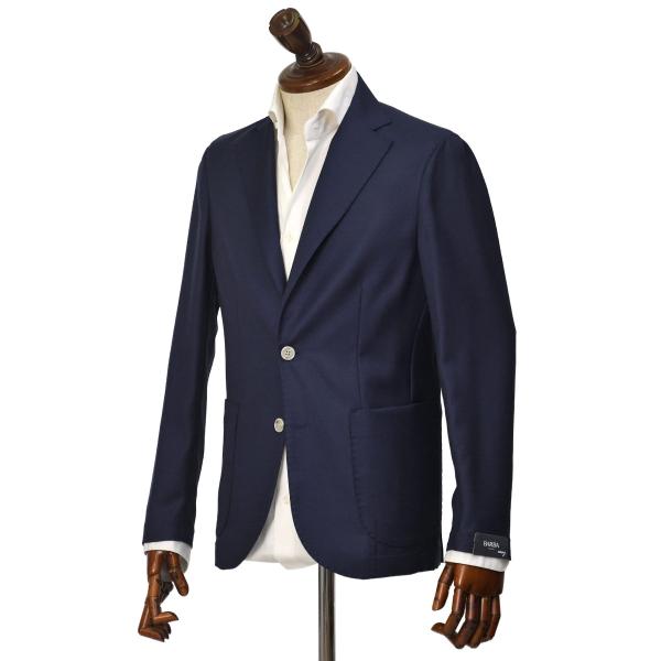 BARBA【バルバ】シングルジャケット DYNAMIC 41204 01 コットン リネン ジャージ...