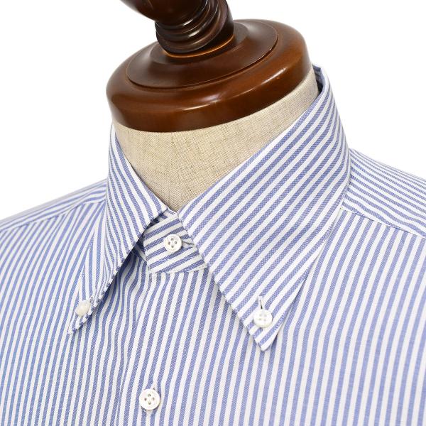 BARBA【バルバ】ボタンダウンシャツ BRK 40106 2 コットン オックス ロンドンストライ...
