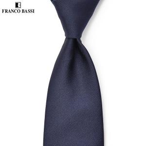 FRANCO BASSI（フランコバッシ） ネクタイ ブラウン ソリッド 無地