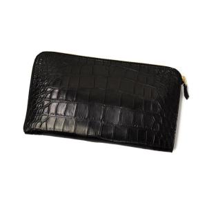 CISEI【チセイ/シセイ】CROCODILE clutch bag BLACK (クロコダイル  クラッチバッグ ブラック)｜cinqueclassico