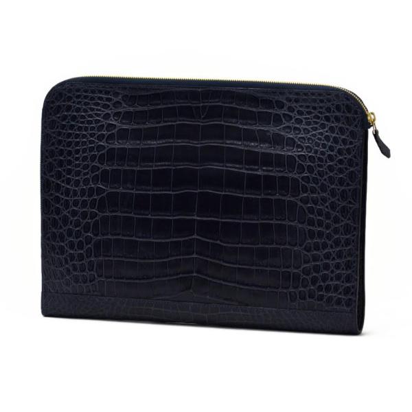 CISEI【チセイ/シセイ】CROCODILE document Case NAVY (クロコダイル...