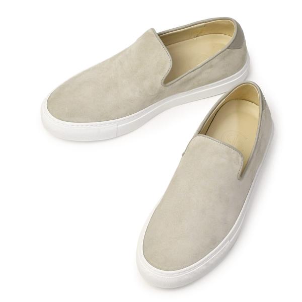 CQP【シーキューピー】スリッポン JETTY LGRY スエード ライトグレー