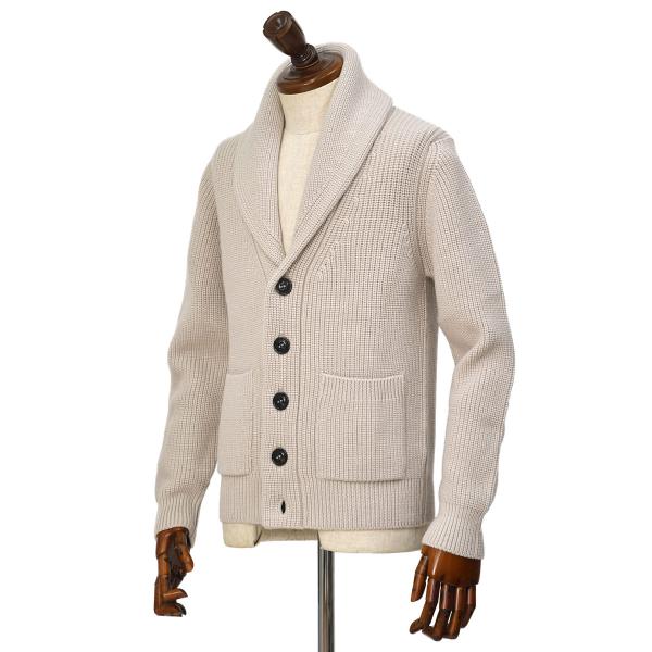 Drumohr【ドルモア】ショールカラーカーディガン D5M419PN D03 130 メリノウール...