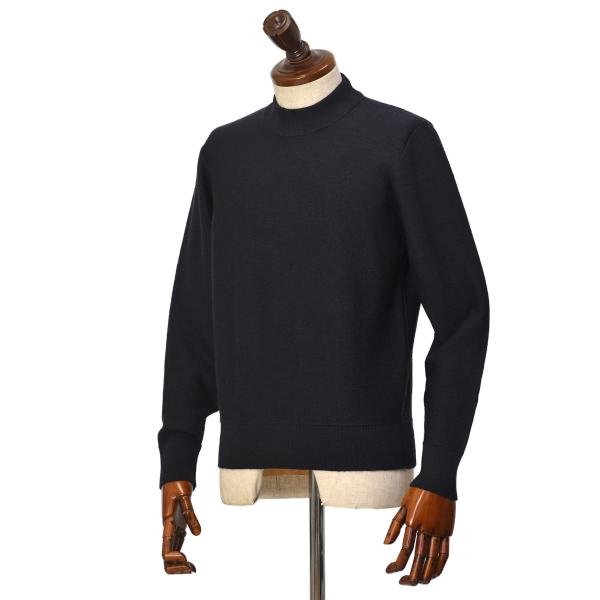 Drumohr【ドルモア】モックネックニット D9M144SP D19 004 ウール ネイビー