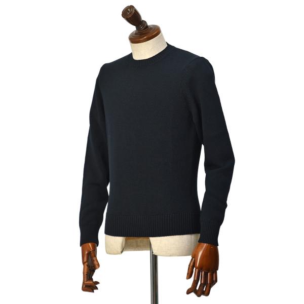Drumohr【ドルモア】クルーネックニット D8Z103 D05 795 コットン 8G ネイビー